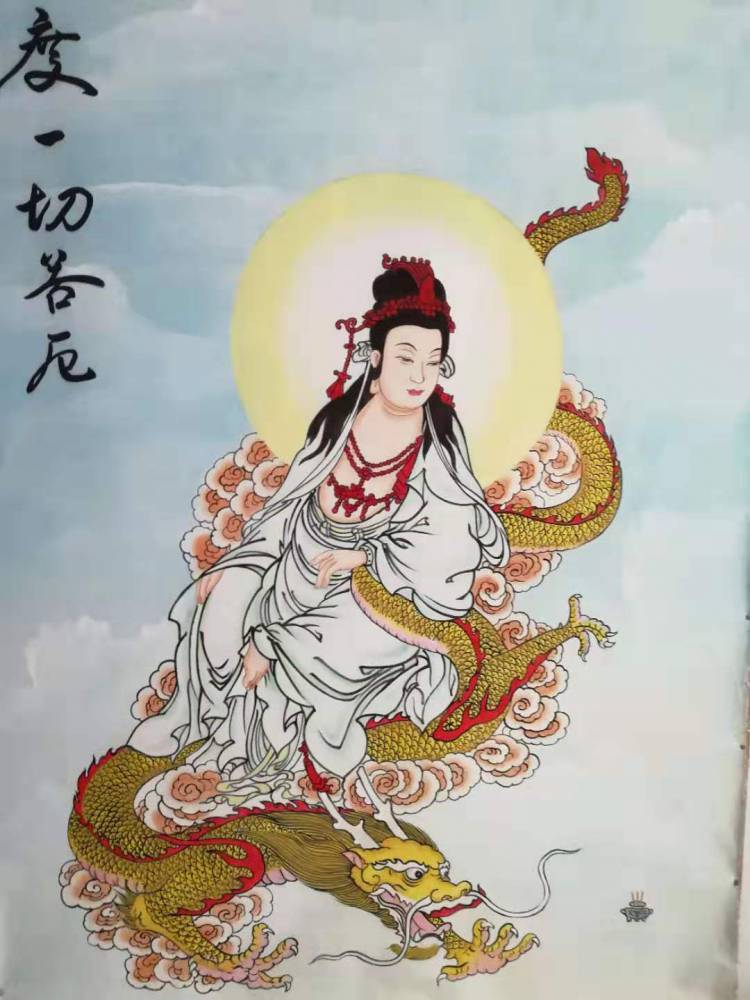 绘制佛像画寺庙背景墙壁画古建筑彩绘图片