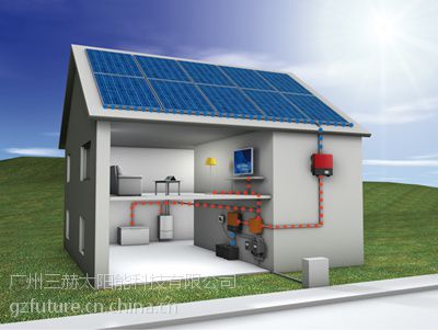 3KW分布式家用太阳能并网发电系统