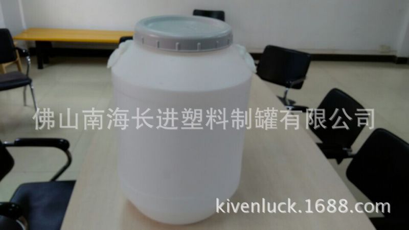厂家直销深圳惠州60L白色大开口桶 哪里有生产60L白色螺旋桶