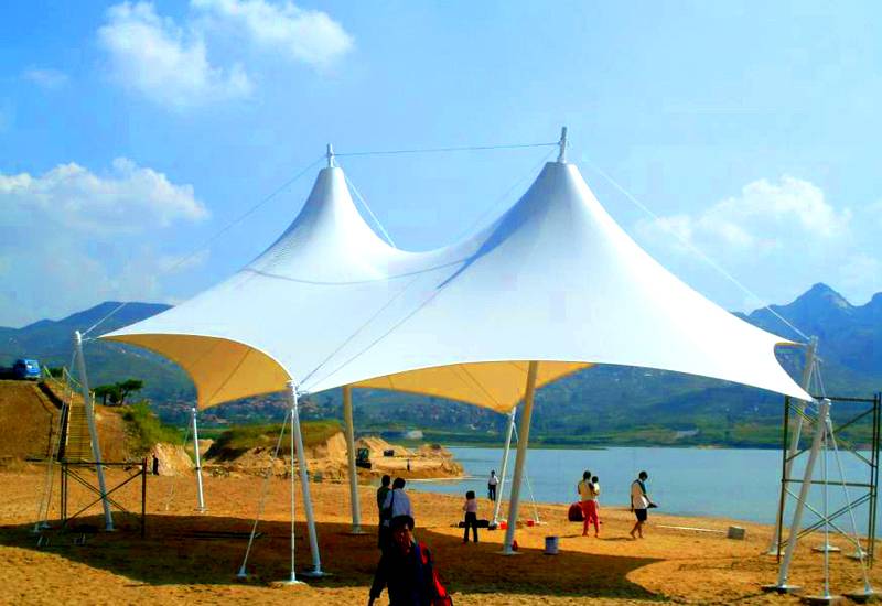 公园膜结构张拉膜园林景观张拉膜拉膜亭图片