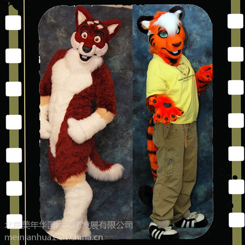 仿真狼人卡通人偶定制电影道具动漫演出服装人偶服