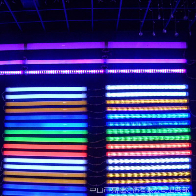 红、黄、蓝、绿、紫、白色LED护栏管
