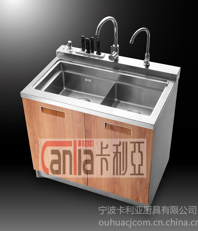 供应宁波卡利亚不锈钢集成水槽