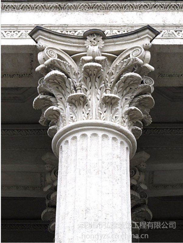 科林斯式柱头是建筑柱头装饰,因起源于古希腊的科林斯城邦而得名.