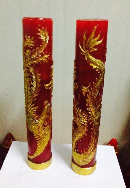 供应供应一斤尖头龙凤双喜橡胶工艺蜡烛模具批发