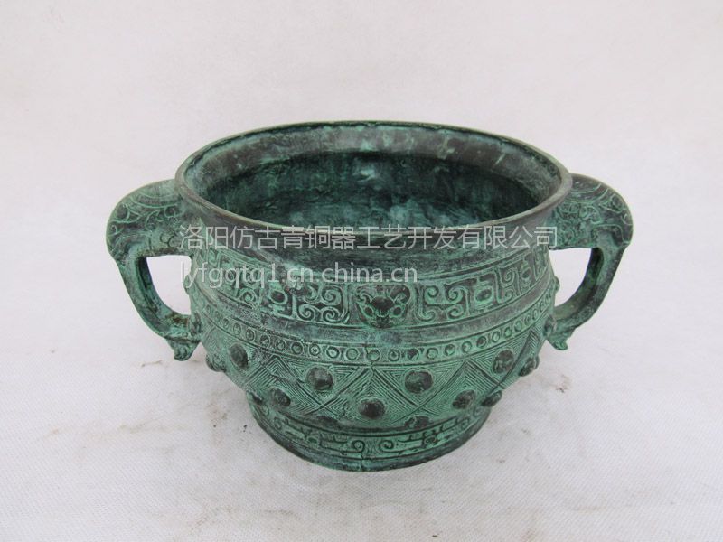 乳纹簋盆西周青铜器工艺品古玩收藏九鼎八簋天子礼器祭祀礼器图片