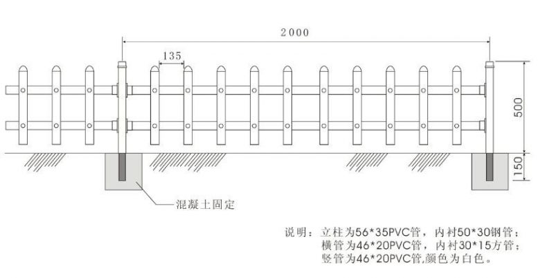 湖北武汉围墙栅栏小区护栏围墙护栏塑钢护栏隔离护栏