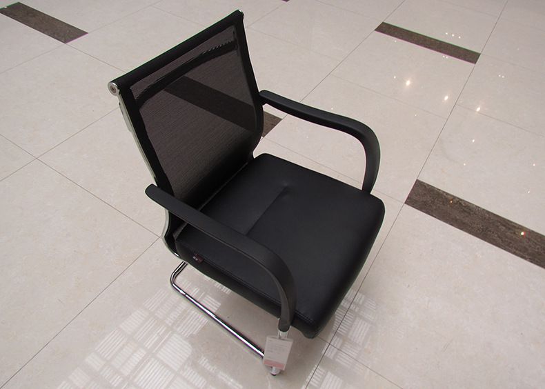 供应办公椅时尚清凉弓形椅会议培训网吧椅舒适透气网椅