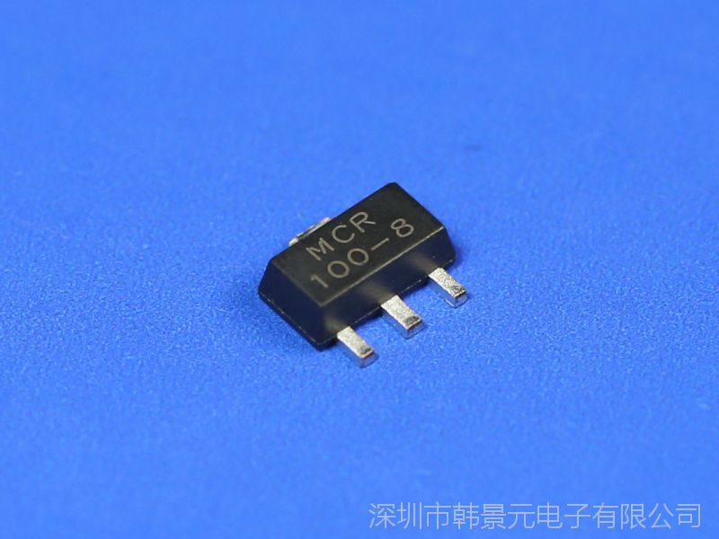 ***單向貼片可控硅mcr100-8(sot-89)1a600v