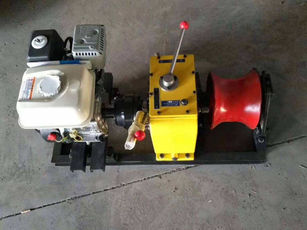 3吨汽油绞磨机立杆拉电缆包邮图片