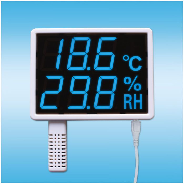 【乐享led温湿度显示仪as108工业级大屏幕高清字体显示屏】价格_厂家 