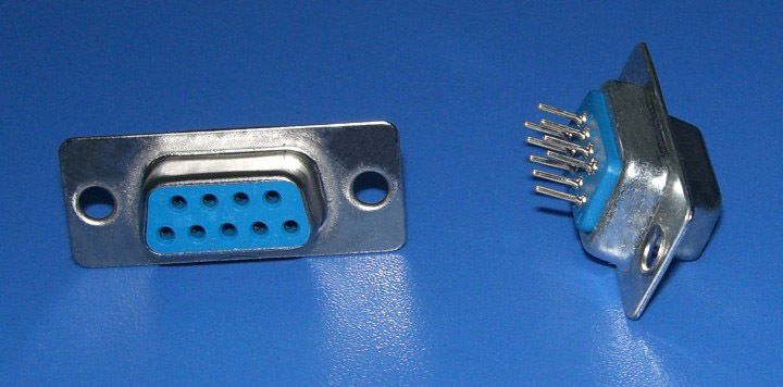 供应插板式dp9母头串口连接器db9p母头双排9针串口