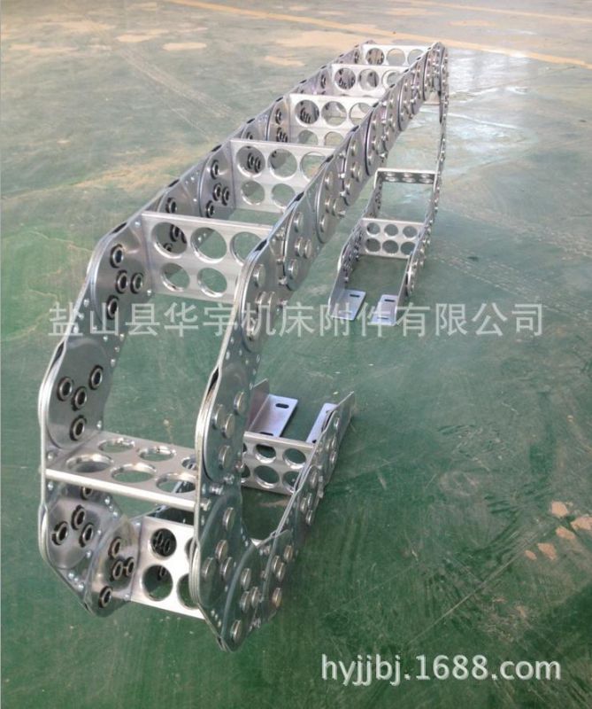 【华宇】直销钢铝拖链 冶金设备专用拖链 金属穿线槽