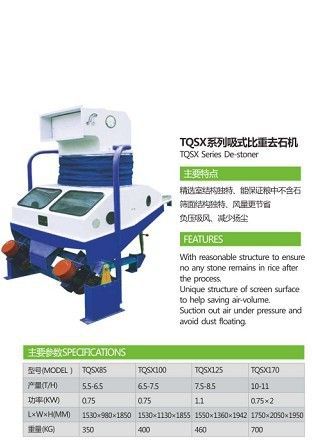 供應tqsx系列吸式比重去石機圖片