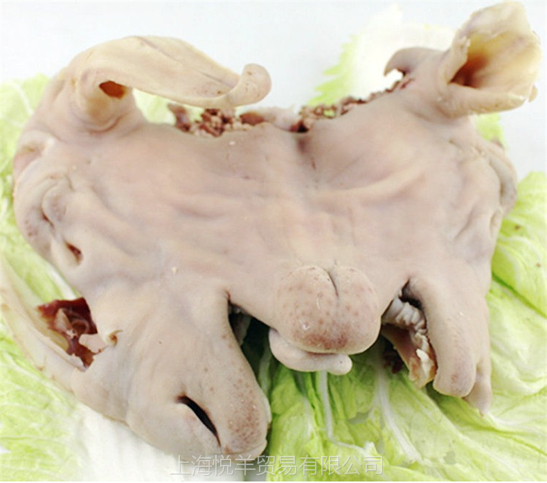 羊头肉新疆内蒙古餐厅羊脸肉批发卤酱羊头肉