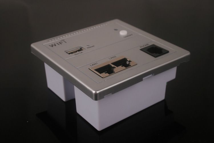 供应入墙式ap无线路由器酒店wifi宾馆家用无线覆盖86面板式ap