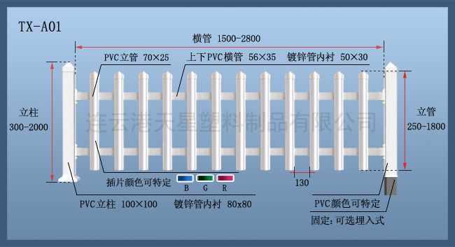 供应云南昆明pvc护栏草坪护栏绿化带护栏两年包换