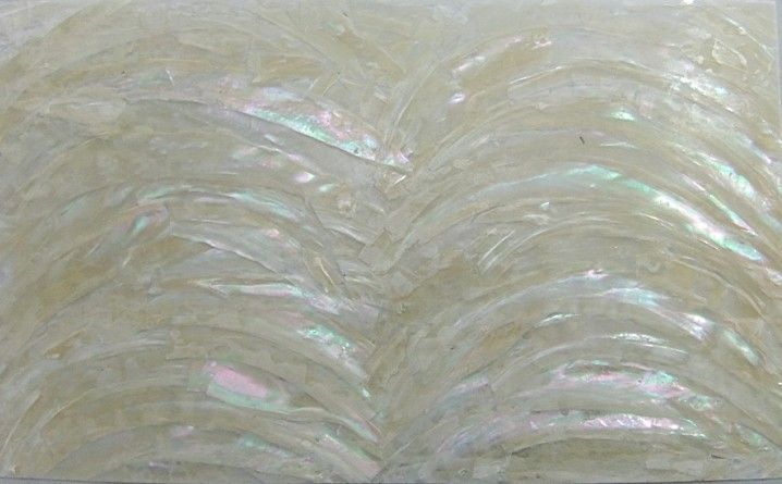 青岛海昌星贝壳供应渤海湾贝壳纸家具镶嵌漆器漆画螺钿纸