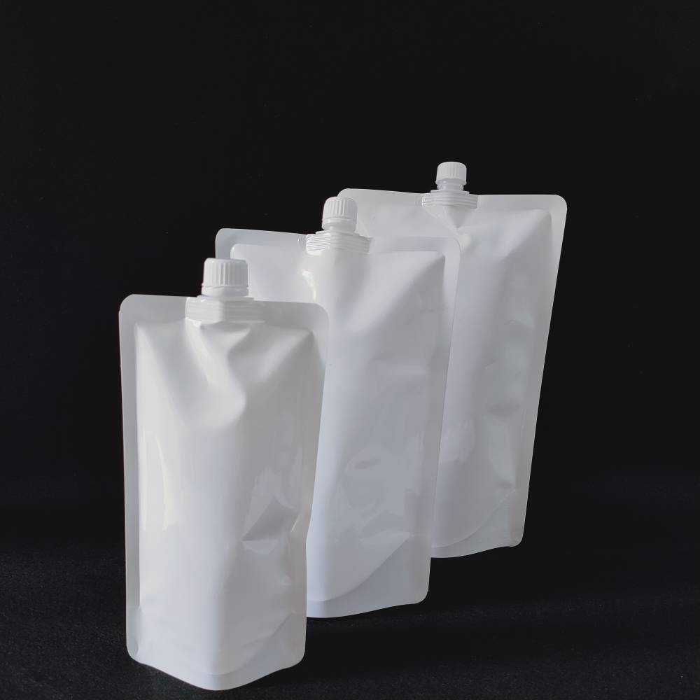 工厂定做洗衣液袋日化用品液体包装袋洗手液尼龙吸嘴袋图片