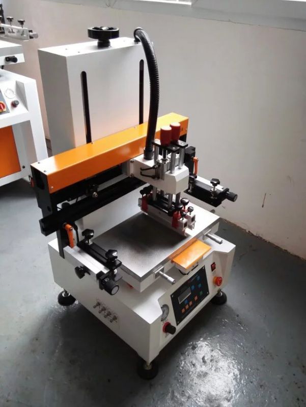 力沃台式高速丝网印刷机小型印刷机薄皮革丝印机图片