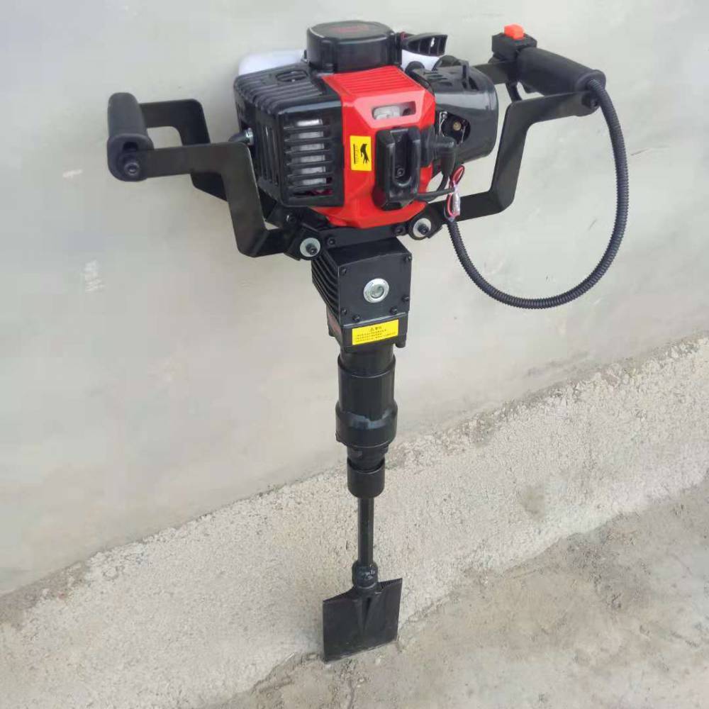 手提汽油钻眼机佳鑫大石头破碎锤图片手持式汽油钻孔机哪里有