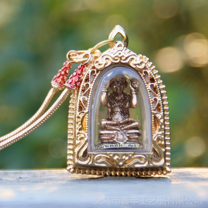 泰国古曼童佛牌真品龙婆炎亲自佩戴古曼童子佛牌金童子不含链图片 泰国古曼童佛牌真品龙婆炎亲自佩戴古曼童子佛牌金童子不含链图片大全