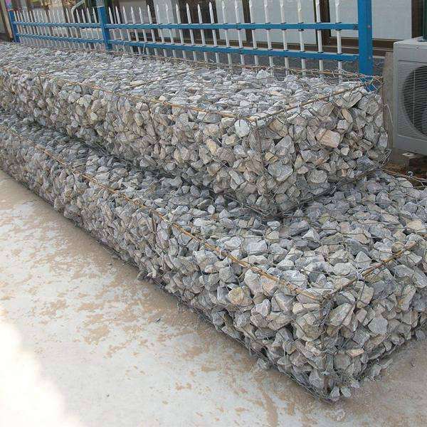 围海工程双绞五拧铅丝石笼挡墙 水库防冲槽蜂巢铅丝石笼护垫