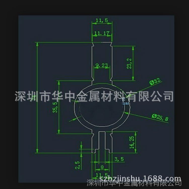 【工业铝型材 燕尾铝型材 非标铝型材 黑色铝型材】图片