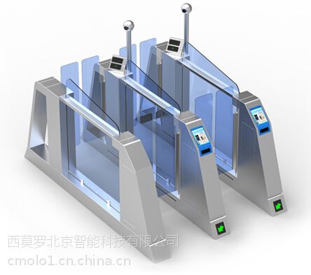 CPW-3222DS北京西莫罗二维码闸机|指纹智能闸机