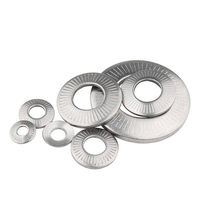 金聚进不锈钢蝶形垫圈304锁紧垫片压花垫圈防松防滑垫片m12图片