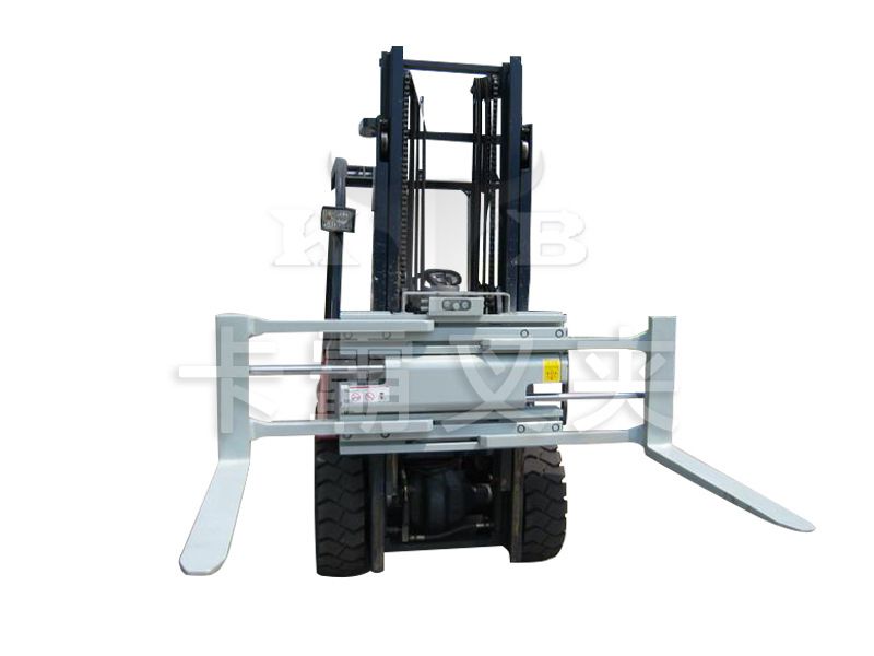 【侧移式叉夹调距叉三吨叉车叉车属具】图片