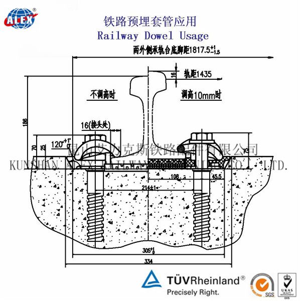 轨道预埋件安装图解图片