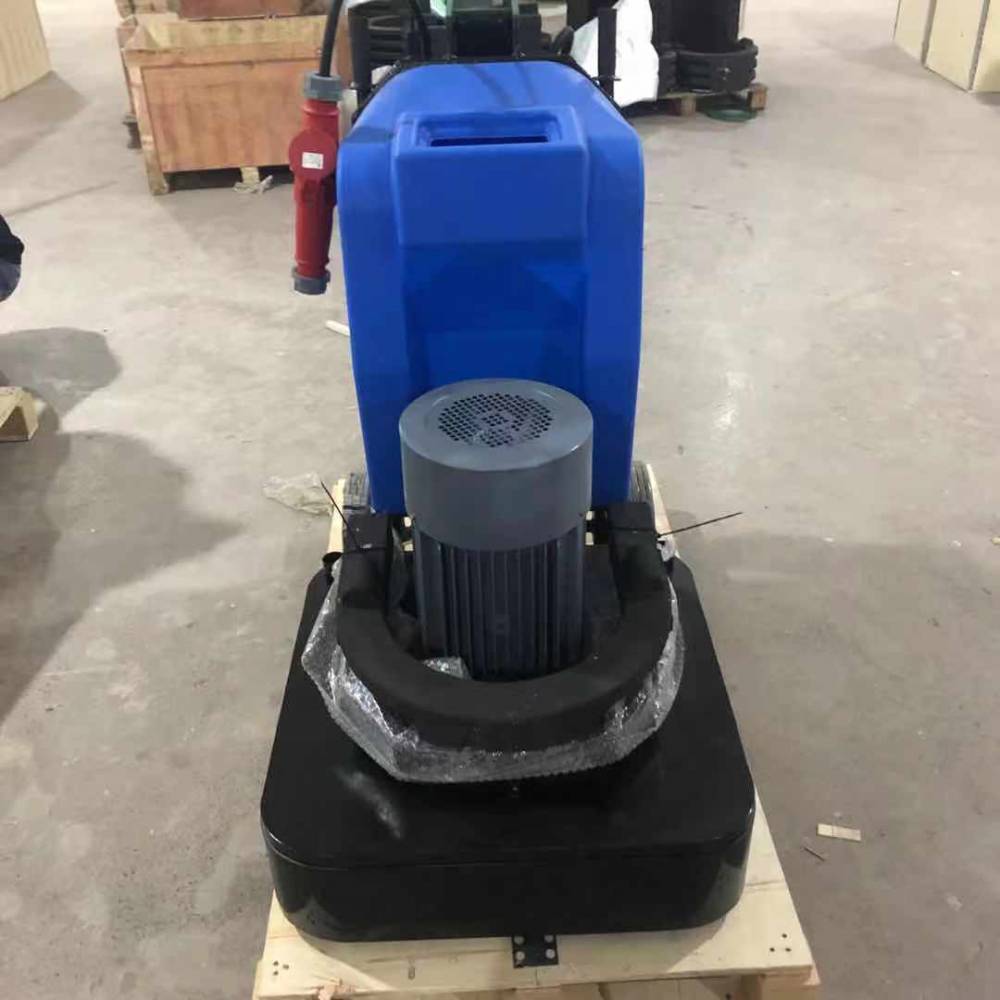 手扶式混凝土地坪打磨机75kw型12头地面研磨机干湿两用