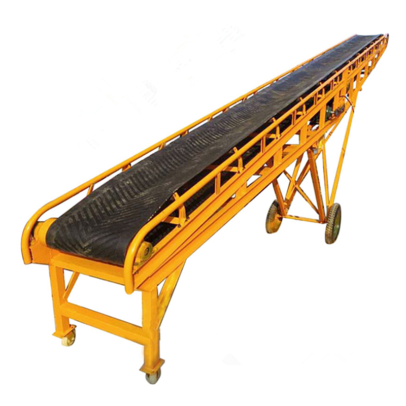玉米装车皮带输送机移动式传送带食品饮料输送机