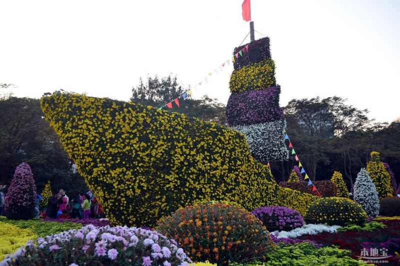 五色草造型施工