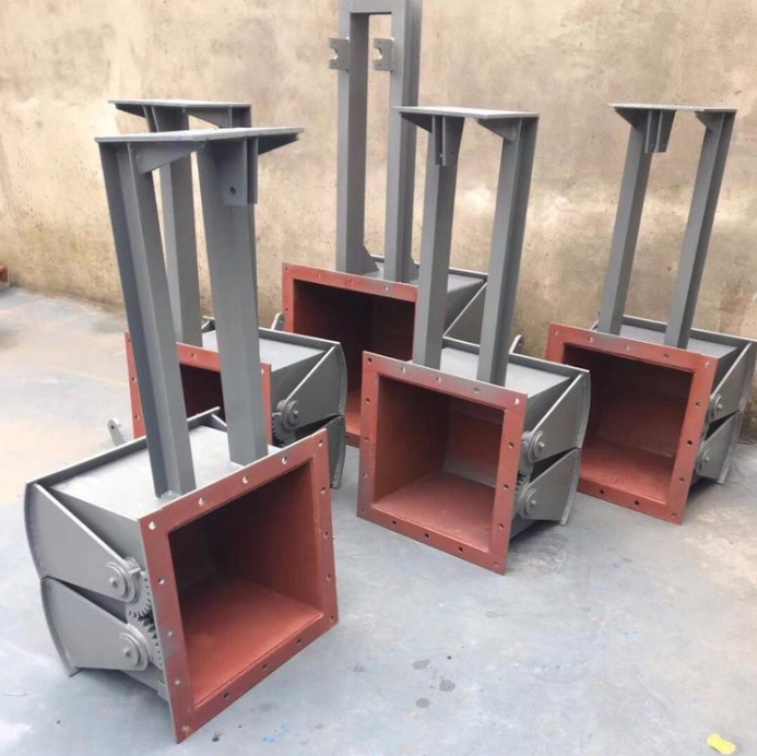 dsz电液动扇形闸门料仓扇形闸门电液动推杆鄂式闸门图片