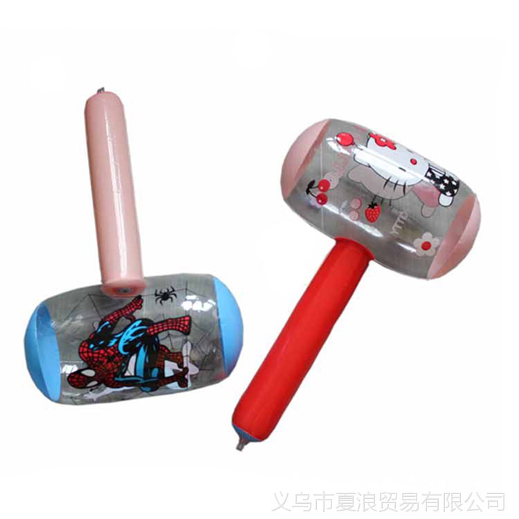 热销款儿童充气玩具锤子 pvc卡通小号榔头45cm
