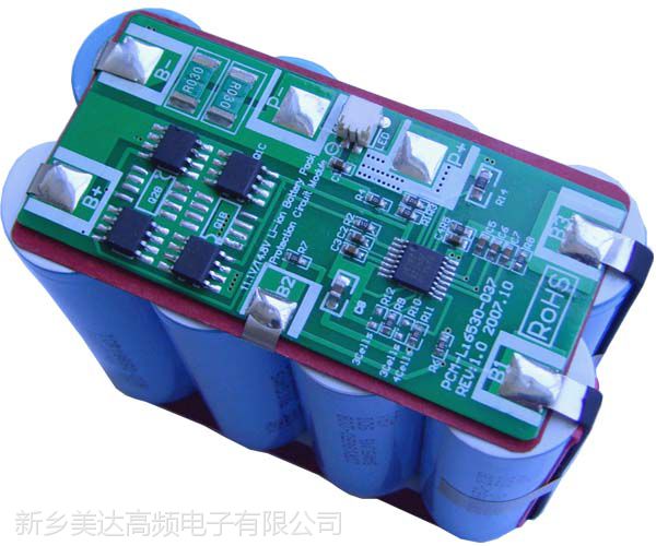 河南大型廠家提供10串3並鋰電池保護板smt貼片加工圖片