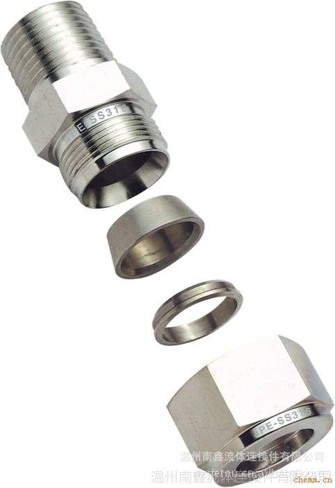 【卡套接头;不锈钢卡套接头;优质卡套接头;直通卡套接头现货供应】
