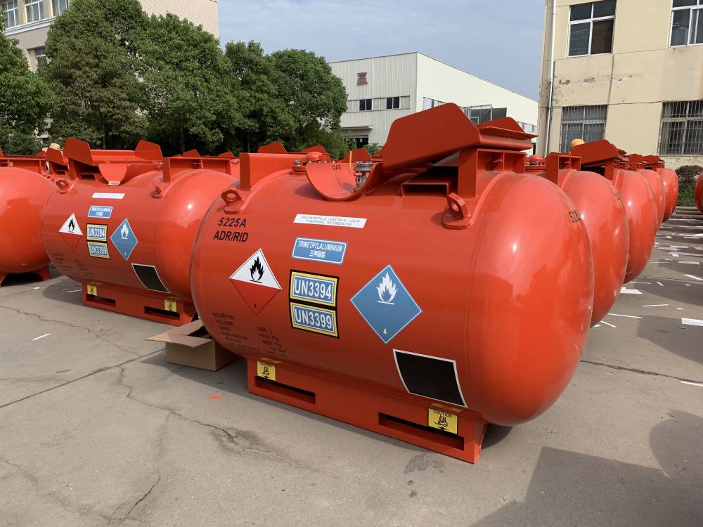 un3394三乙基铝移动罐柜船级社认证的烷基铝液体货集装箱