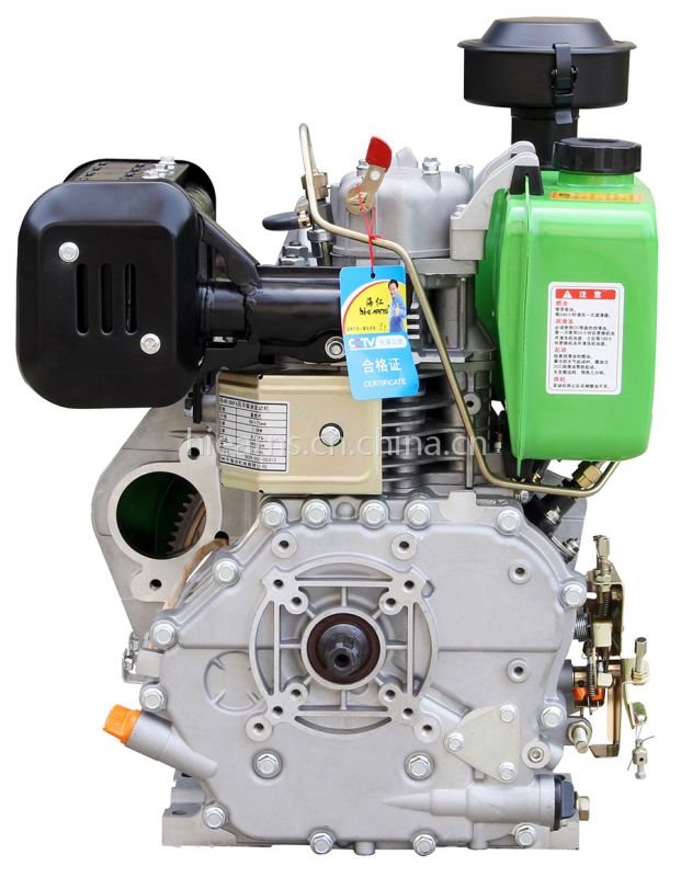 12马力电启动柴油机单缸风冷188fa可调速国产柴油机图片