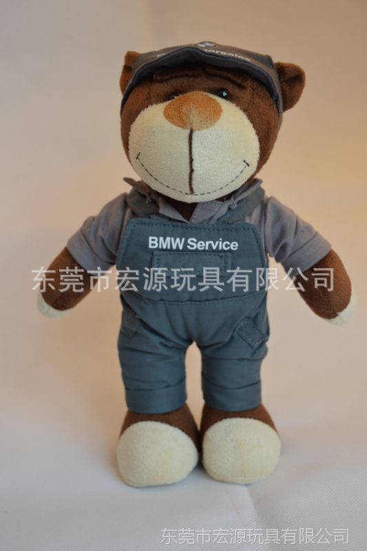 【nici赛车熊 车模熊 跑车泰迪熊 车迷毛绒公仔 汽车4s店毛绒玩具熊】