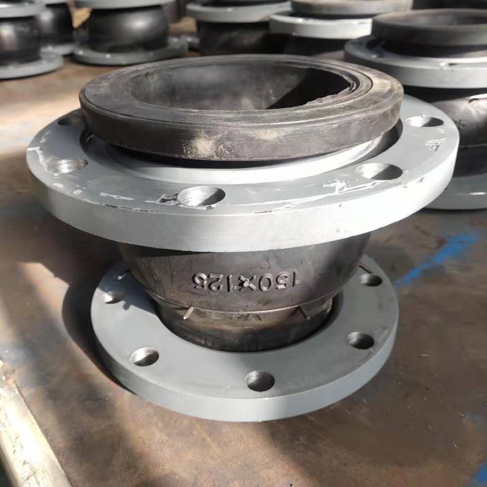 润宏供应泵出口丁基橡胶变径软接头350500软连接出厂价图片