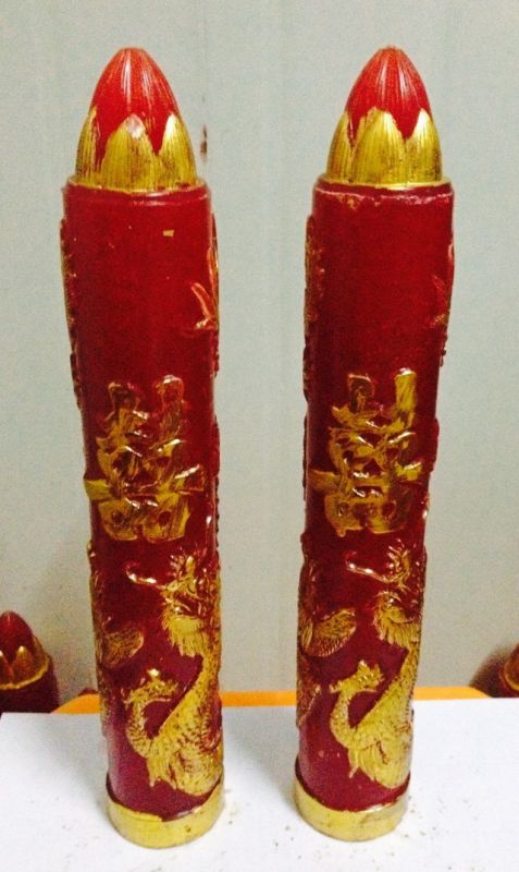 供应供应一斤尖头龙凤双喜橡胶工艺蜡烛模具批发