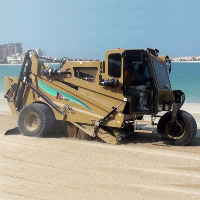 cherrington5500自行式沙滩清洁车沙地清理车快速高效图片