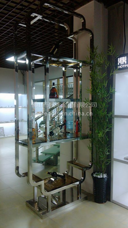 【不锈钢创意博古架 不锈钢摆件品】图片