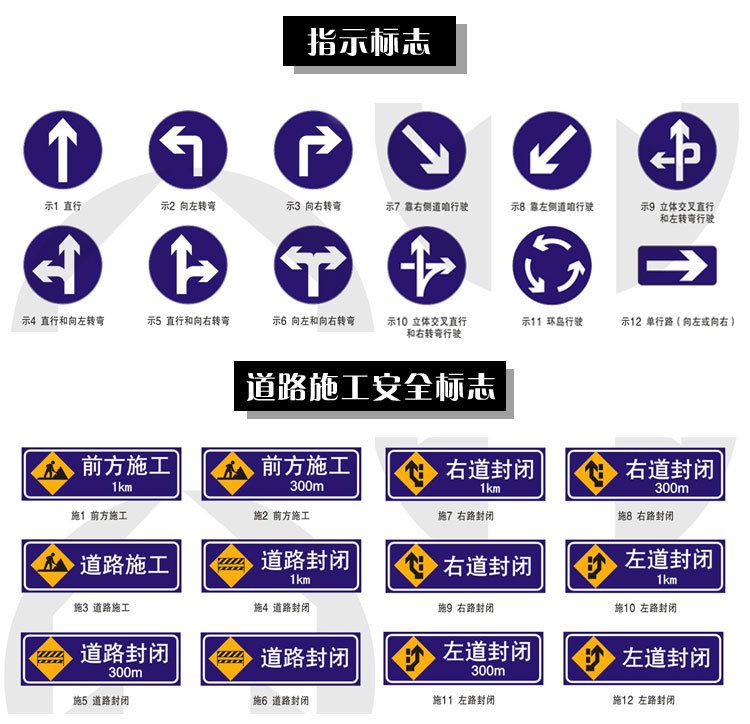 超澤交通標誌牌廠家交叉路口警示牌