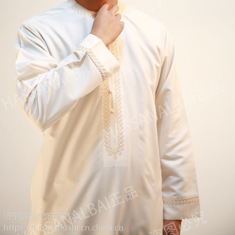 阿拉伯中东国家男士服装伊斯兰教装扮穆斯林长袍白袍沙特土豪 价格 厂家 中国供应商