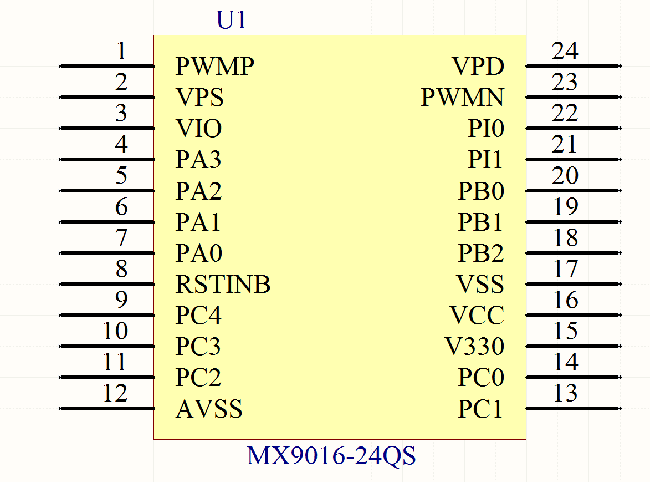 智能语音人机对话语音识别模块mx9016b24qs语音识别芯片