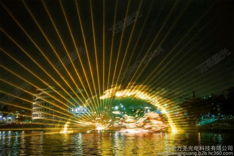 万圣激光供应wslaserrgb30w户外广告激光灯